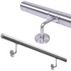 Amacoam Handrail Holder Stainless Steel Handrail Bracket for Handrail Handrail
