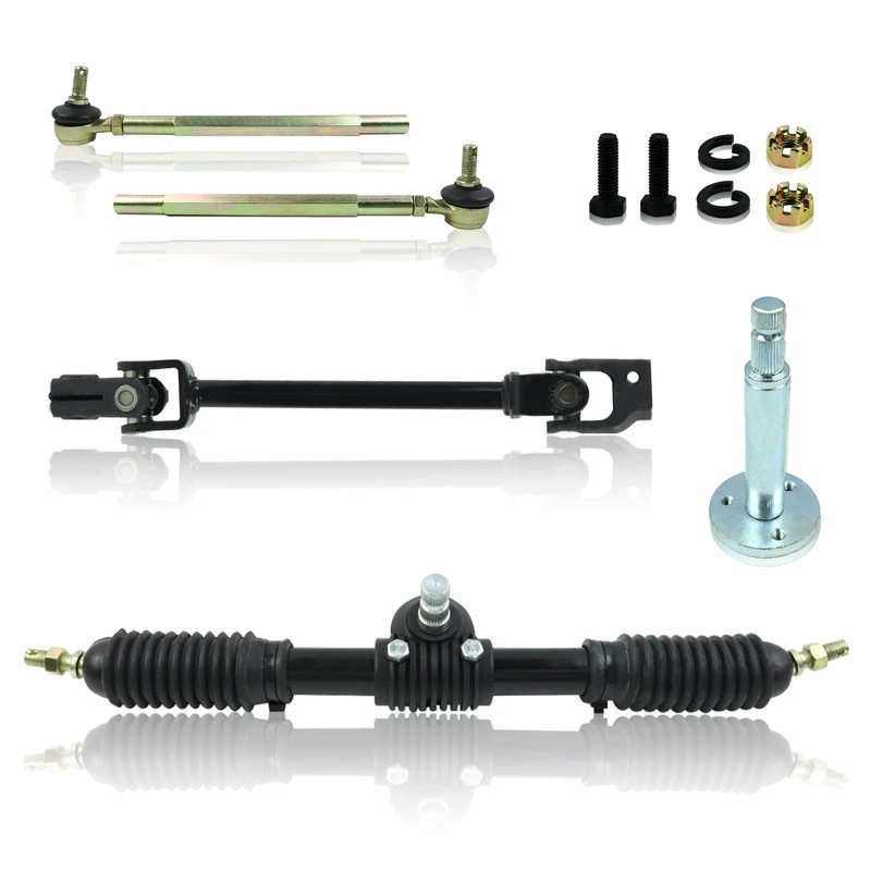 FLYPIG 445mm Steering Wheel Parts Assembly Kit 110cc Go Kart