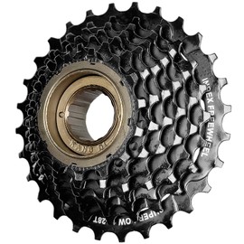 Relwears Bike Freewheel 7 Speed Tourney Screw On Multiple Bicycle Freewheel 14-28T for Mountain Bike Folding Bike