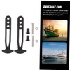 BIUDECO Stable Marine Secure Straps Boat Ladder Retaining Bands Telescoping