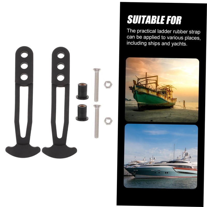 BIUDECO Stable Marine Secure Straps Boat Ladder Retaining Bands Telescoping