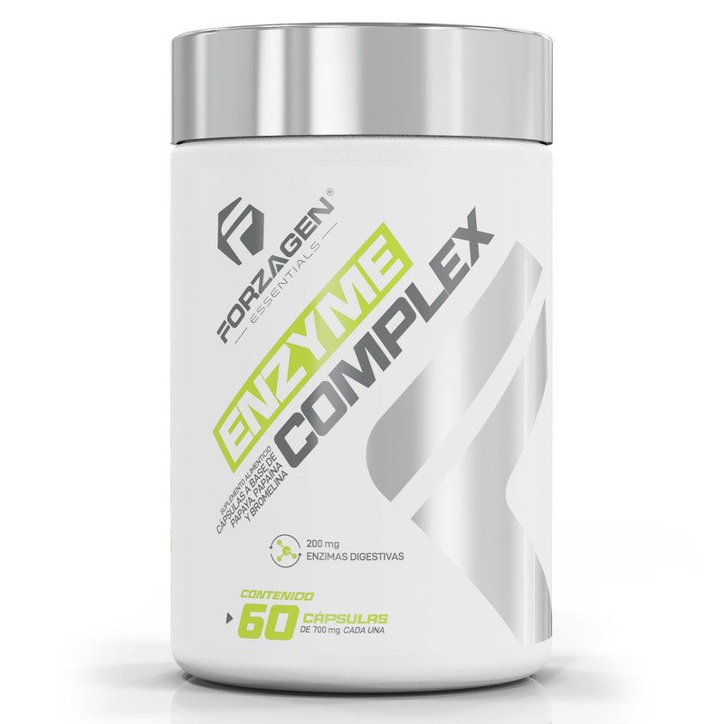 Forzagen Suplemento Alimenticio Enzyme Complex Enzimas Digestivas - Papaína y