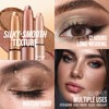 6PCS Eyeshadow Stick Set, Cream Eyeshadow Pencil Crayon, Waterproof Long