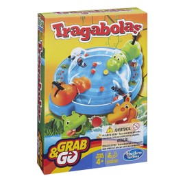 Hasbro B1001103 - Reisespiel Eat Hippo, spanische Version