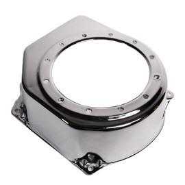 JMCHstore Chrome Recoil Fan Cover Shroud Housing for Predator 212 hemi Coleman B200R CT200U BT200X Mini Bike, KT196 Go Kart Baja Hisun Tillotson Clone 196cc Engine Honda GX160 GX200