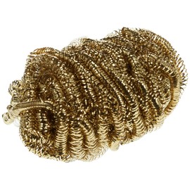 ERSA Trockenschwamm aus Metallwolle 0008M/SB - Trockenreiniger aus spezieller Spiral-Metallwolle für die Reinigung von Lötspitzen - geeignet für bleifreies sowie bleihaltiges löten
