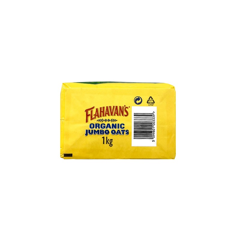 Flahavan's Organic Jumbo Oats | A Larger, Thicker Organic Oatflake