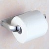 Aothpher Wall Toilet Roll Holder Bathroom Tissue Rack Brass Chrome