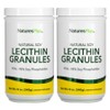 NaturesPlus Lecithin Granials 95-98% Soy Phospholipid Powder 340g each, 2 bottles, 2 units / 네이쳐스플러스 (NaturesPlus) 레시틴 그레니얼스 95-98% 대두 인지질 파우더 340g씩 2병, 2개