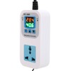 Temperature Controller Digital Dual Display Electronic Control Socket 10A WT‑1009