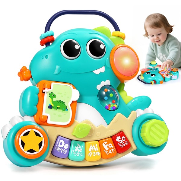 ITSFORU Baby Toys 6-12 Months Dinosaur Music Light Up Baby