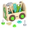 MICKYU 41 Pcs Wooden Tool Set Montessori STEM Toys Autism