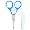 Baby Scissors with Protective Cap Nail Scissors 33338 Blue/White SL