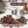 6 pcs 1 Cup Measuring Cup, Stainless Steel Measuring Cups,