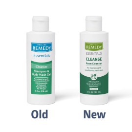 Medline Remedy Basics Shampoo & Body Wash Gel 4 oz, 1 Each / Each