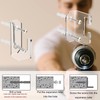 Tissting 2 Pcs Sword Holder Acrylic Horizontal Wall Mount Sword