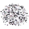 PATIKIL 1000pcs 4mm Bicone Glass Crystal Beads, Faceted Glass Spacer