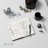 ZOOM C1 Mechanical Pencil, 0.5 mm, Full Black, Stylish, Popular,