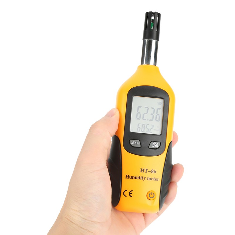 Digital Thermometer Hygrometer Wet Bulb/Dew Point Temperature Meter