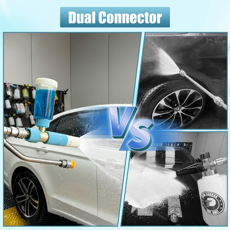 Tool Daily Foam Cannon with Dual Connector Accessory, Original Soap