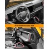 Hoolcar Center Console Dash Board Trim & Grab Handle Decor