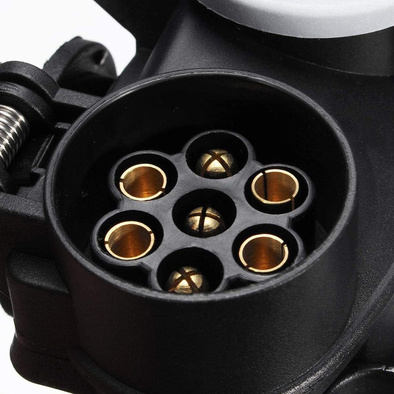 Ludom Trailer Double Socket,13-pin To 7-pin Trailer Socket Conversion Adapter,
