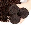 Color #4 Bundle Dark Brown Kinky Curly Human Hair Bundles