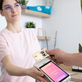 AFRITEE 4 Pcs Debit Card Cover Skin, Sassy Girl Personalization Credit Card Stickers for Women, Brown Funny Waterproof Debit Card Cover Sticker DIY Bank Metro Cards Decorations