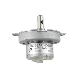 CHANCS DC Gear Motor JS-50 24V 15RPM Car Fan Motor with Moving Head Brushless DC Motor
