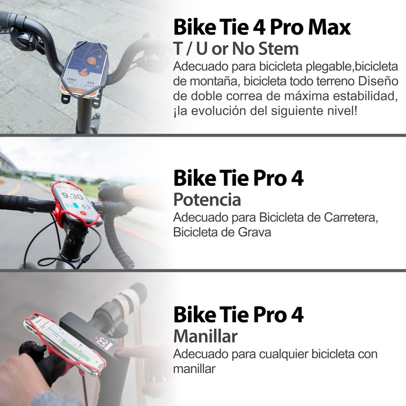 Bone Soporte de teléfono Universal para Bicicleta, Soporte de Bicicleta