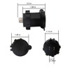 Dual USB Charger Socket Waterproof Power Outlet 12V/24V 2.1A &