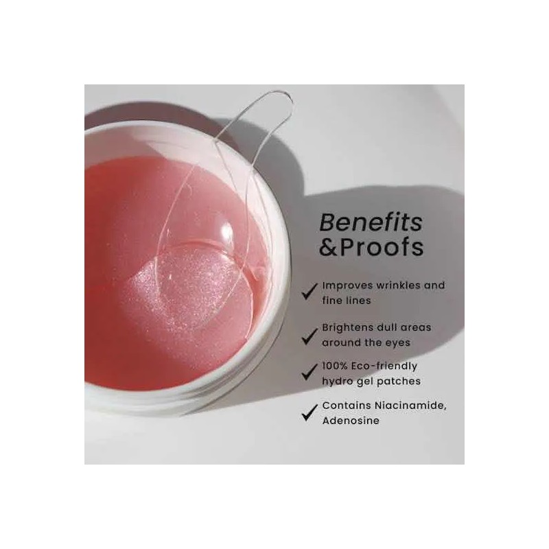 Parches Hydrogel Heimish Rosa Búlgara 100g Contorno Ojos Normal