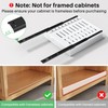 Kitstorack Pull out Cabinet Organizer, Expandable(12"-20") Heavy Duty Slide out