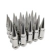 14mmx1.5 Wheel Spike Lug Nuts, Set of 20 Chrome M14x1.5,