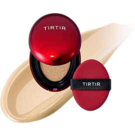 TIRTIR – Mask Fit Red Cushion (MINI) 4.5 g – TONO 24W SOFT BEIGE – Base de maquillaje de alta cobertura cushion – alta cobertura – larga duración hasta 72 h – acabado satinado – ligera y transpirable