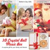 MJKOPEE Music Box Crystal Ball with Light, 3D Music Boxes