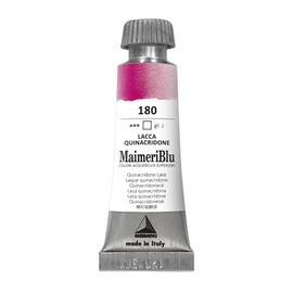 MaimeriBlu 12ml Single-Pigment Watercolor Paint - Quinacridone Lake PV19 Professional Watercolor Paint - Lightfast and Transparent Watercolor Paint Tube for Artists
