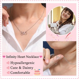 UNGENT THEM 18th Birthday Decorations Gifts for Girls, 18 Year Old Girl Birthday Necklace Gifts for Teen Girls