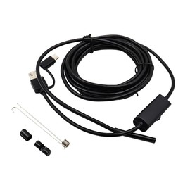 Alnicov Upgraded 5.5mm Ultra-Thin USB Inspection Camera Waterproof IP67 Snake Camera Borescope Endoscope Inspection Camera