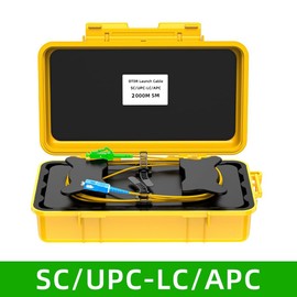 Peakloong Dead Spot Eliminator 2000M Fiber Optic Ring OTDR Launch Cable Transmitting Cable Box SC/UPC-LC/