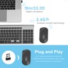 Wireless Keyboard Mouse Combo, 2.4G Compact and Ultra Slim Wireless