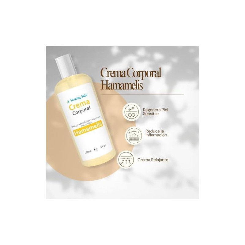 Crema Corporal Hamamelis y Caléndula 250ml