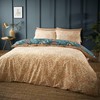 Catherine Lansfield Tropic Tiger Leaf Reversible Single Duvet Cover Set