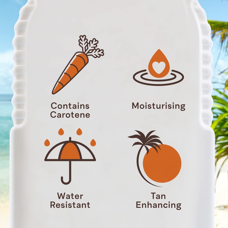 Malibu Fast Tanning Waterproof SPF 2 Bronzing Body Butter with