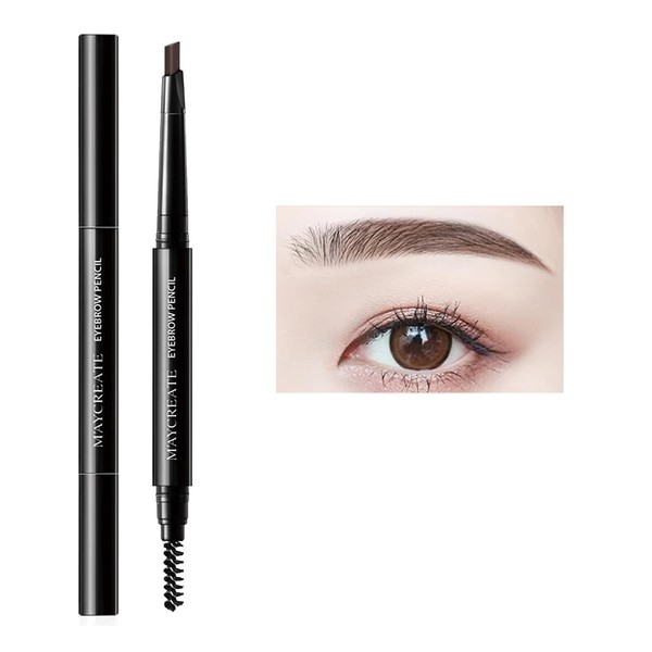 ZVEV Double Ended Eyebrow Pencil Eyebrow Brush Long Lasting Natural