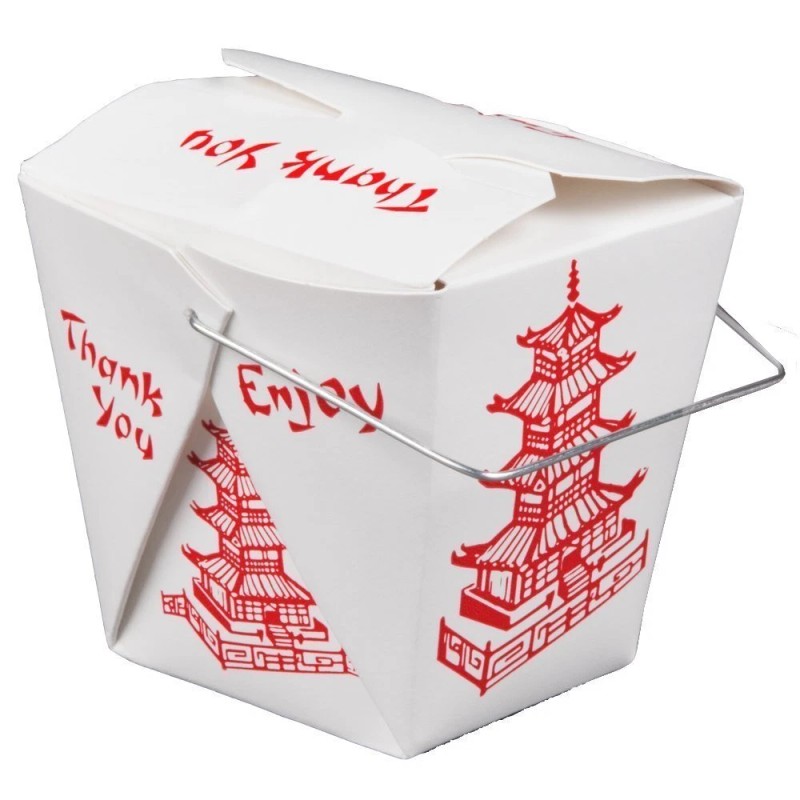 Fold Pak 50 Piece Chinese Take Out Box Set with