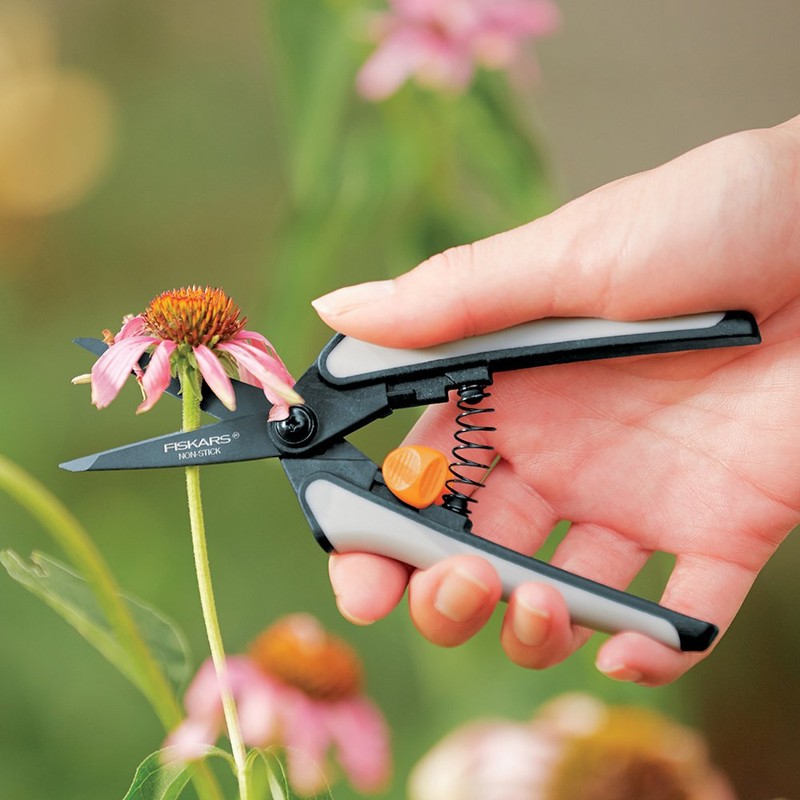 Fiskars Non-stick Softgrip Micro-Tip Pruning Snip, 2 Pack