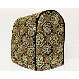 Simple Home Inspirations Quilted Cover Compatible with Sunbeam Mixmaster (Black Paisley)