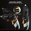 SOLUDE 130-Piece Home Tool Kit with 3.6V Cordless Rechargeable Screwdriver,Basic