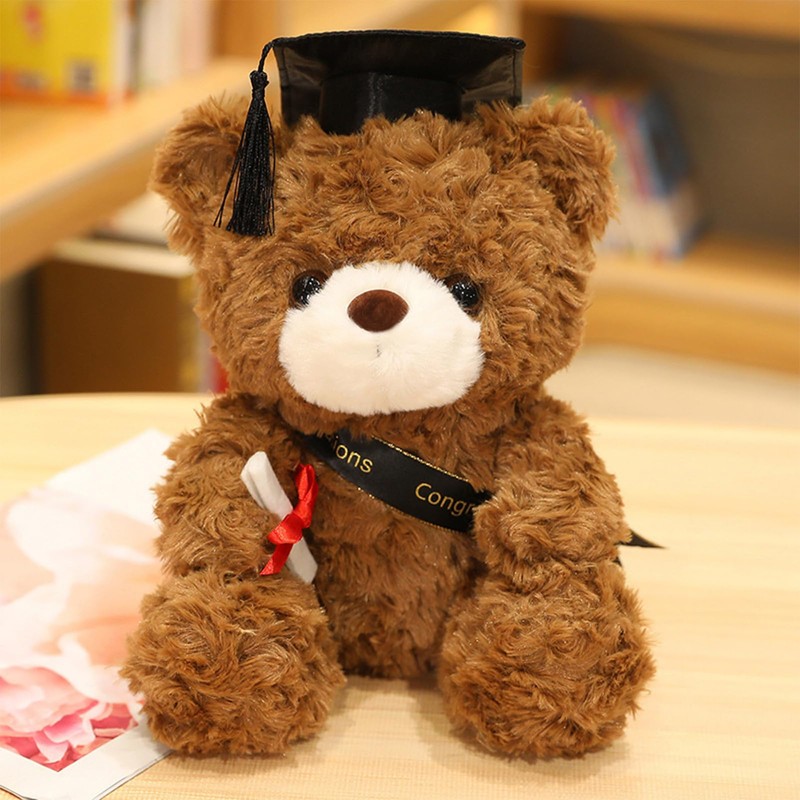 Graduation Bear,Graduation Plush,9” / 23cm Graduate Teddy,Stuffed Animal Bear Stuffed